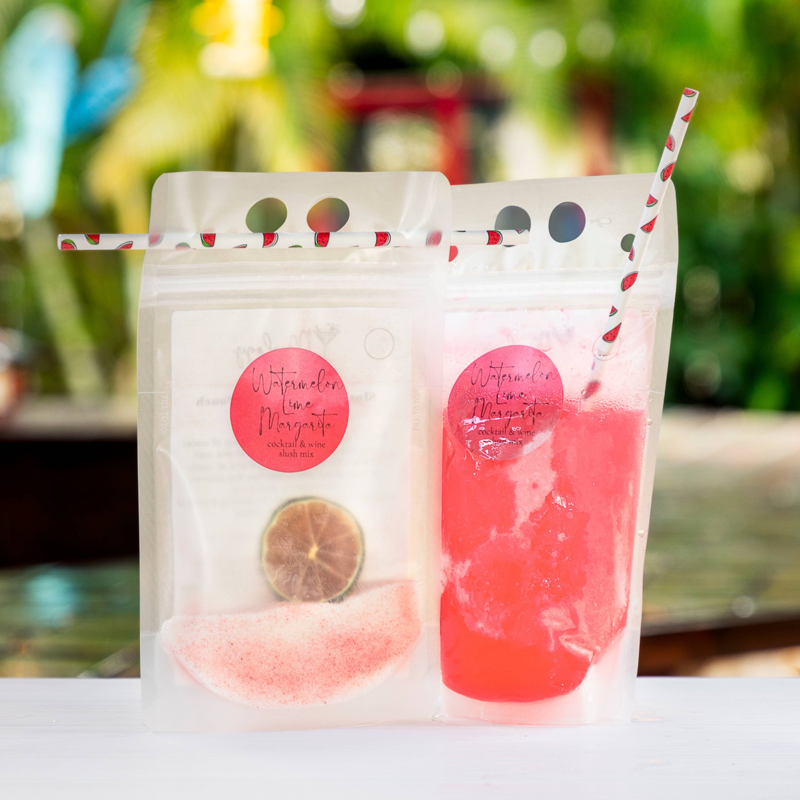 Slush Cocktail Pouches Strawberry Sangria